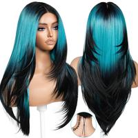 Ombre teal black