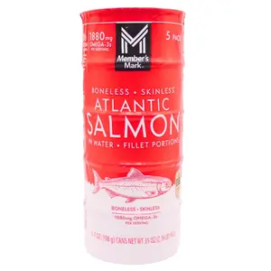 Member's Mark Canned Atlantic Salmon, 7 oz., 5 pk.