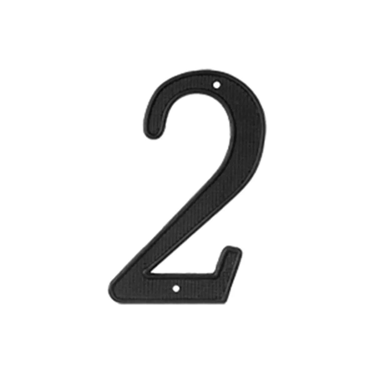Deltana RNZ42 Model 4 in. Black Zinc House Number Plaque - Home Decor, Room Decor Address Sign for Home Supplies