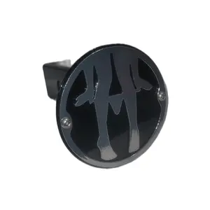 Custom panty dropper hitch cover black/chrome