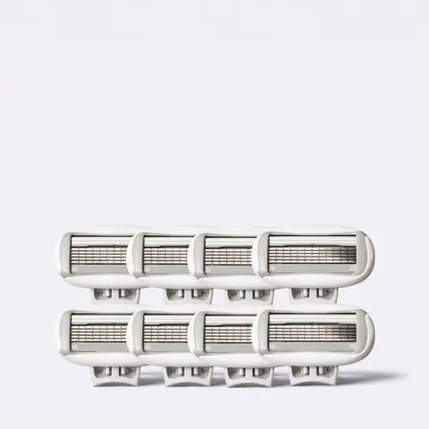Flamingo Original Blades 5 Sharp Blades 360 Moisture System Shaving Razors Shaver Multi-Pack White US Pack
