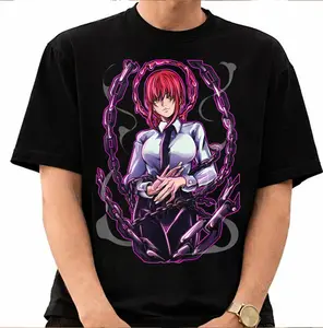 MAKIMA Chainsaw Man Graphic Tee | Retro Anime 90s Shirt