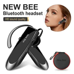 B41 NewBee 24H Driving Headset with Mic – Wireless Earbuds for iPhone, Android & Samsung, Clear Audio Hands-Free for Drivers & Office Use