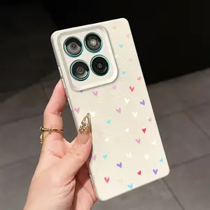 Imitated Leather Texture TPU Shockproof, Scratch-Resistant, Anti-Drop, Protective Soft Case Compatible with Motorola 60 Fusion, 60 Stylus, 50, 50 Pro, 50 Neo, Moto G05, G15, G34, G35, G54, G75, G84, G85, and Moto G Play 2025 - Painted Design Phone Case