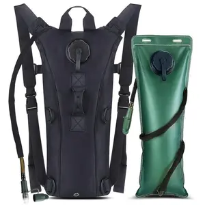 Hydration pack with 3-liter bladder, tactical water bladder, suitable for hiking, cycling, running, walking, and mountaineering, Bicycle Bag