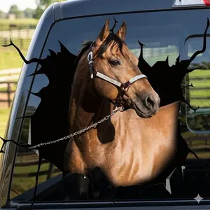 Waterproof Removable Car Stickers for Dog Lovers, Creative Pet Themed Window Decals, Personalized Car Accessories for Auto Body & Glass Decoration