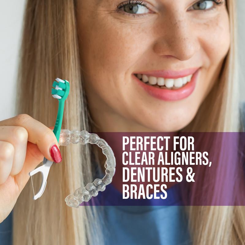 GuruNanda 6-in-1 Ready to Go Butter on Gums Pre-Pasted Toothbrushes 2.0 - 21 Count