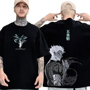 Gojo Satoru Ver3 JJK Shirt, Jujutsuu Kaisenn Character Tee, Satorru Anime Color Sweatshirt, Unisex 2024 Hoodie Menswear Top Cotton Breathable 6Z5