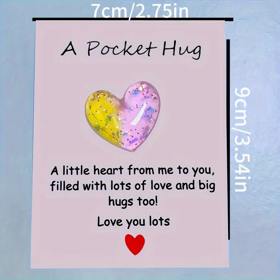 Pocket Hug Set (random 35/40/80pcs) - Perfect for Mom and Child, a sincere symbol of love, an ideal gift for the first day of school/kindergarten, affordable, portable, and unique gift ideas