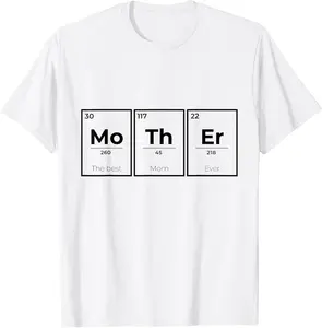Periodic Table Science Funny Mothers Day Birthday Women Mom T-Shirt 1