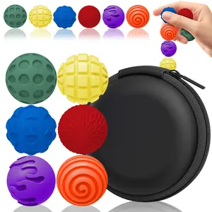 A set of 6 counts adult magnetic stress balls, silicone magnetic balls, fidget roller sensory magnetic balls, gift set for adults and teens, office decoration