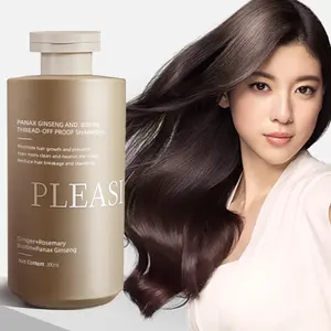 Thickening Shampoo for Hair Loss with Panax Ginseng, Biotin & Rosemary, Sulfate-Free Natural Cleansing for All Hair Types, 300ml