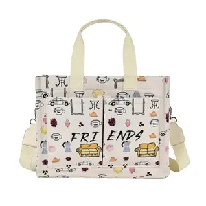 Canvas Tote Bag for Women Friends Crossbody Bags Work Laptop Tote Bag Large Handbags Purse for Travel