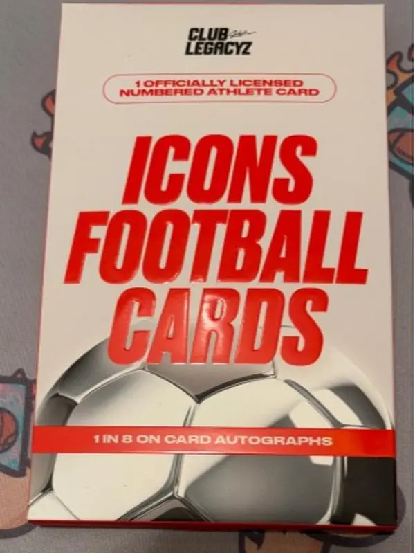 1 (ONE PACK) - 2026 Club Legacyz Icons Soccer Third Edition Hobby