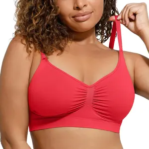 FeelinGirl WIRELESS Bra Women's Wireless Bra Stretch Comfort Bralettes No Underwire Unlined  Seamless  Sports Bra -SALE