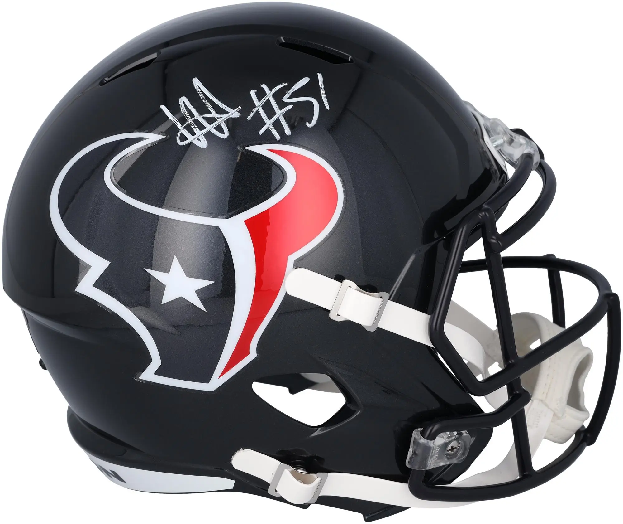 Will Anderson Jr. Houston Texans Autographed 2024 Speed Replica Helmet - Fanatics Authentic Certified