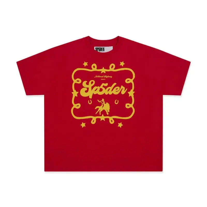 Sp5der Rodeo Poster Tee Red (men) by StockX