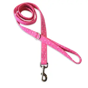 Pink Polka Dot Leash