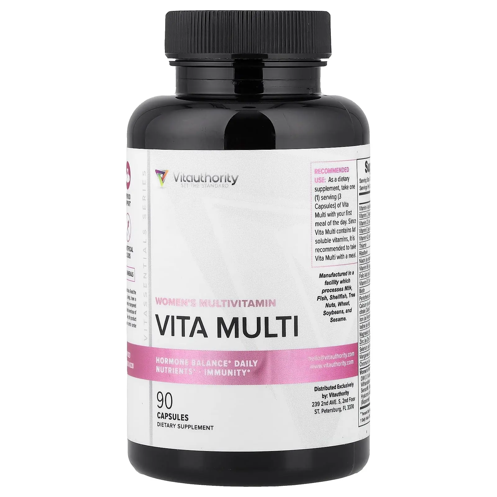 Vitauthority Vita Multi, Women's Multivitamin, 90 Vegetarian Capsules