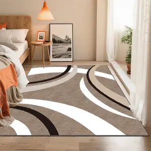 Velvet soft and comfortable patterned printed carpet, Fluffy Area Rug, suitable for multiple scenarios, available in various sizes, soft and non-shedding.