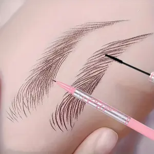 Ultra-Fine Ultra-Thin Eyebrow Pencil, Waterproof Sweat-Proof Long-Lasting Liquid Eyebrow Pen, Precisely Sculpted Brows, Natural Look, Suitable for All Light Skin Types