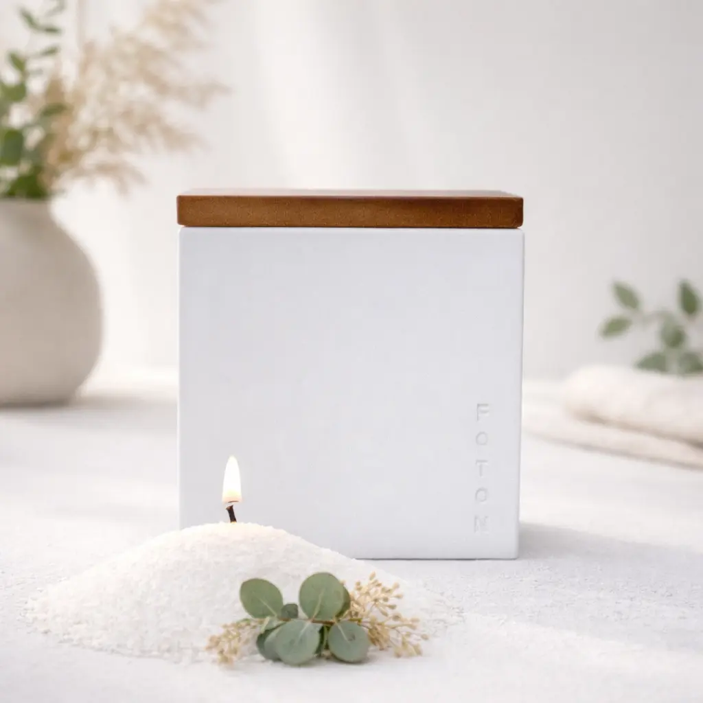 Foton Le Cube Refillable Candle Foton Le Cube Refillable Candle
