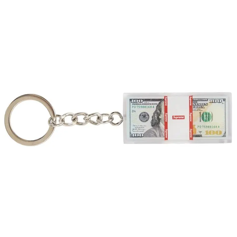 Supreme Cash Paperweight Keychain Clear by StockX