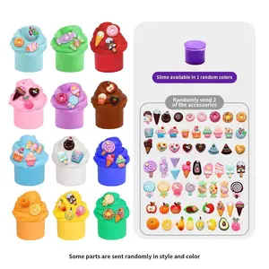 Safe Non-Toxic Scented Slime Set Squishable Sensory Play DIY Material Pack Stress Relief Party Gift for Girls and Boys, Non-Sticky Ultra Soft Mud Toy Suitable for 3 Years +