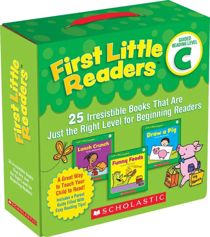 First Little Readers Parent Pack - Guided Reading Level C: 25 Irresistible Early Reading Books for Beginning Readers, Simple Text to Boost Reading Confidence, Early Reading Book, Simple Text Reading Confidence