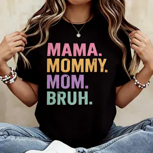 Mama Mommy Mom Bruh Shirt, Funny Mothers Day Gift, Boy Mom Hoodie, Mom Life Sweatshirt, Viral Mom Tee, Teenager Mom Gift, Retro Mama Top