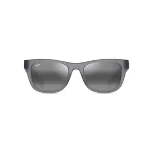 Maui Jim Kaulike Sunglasses 687-14 Matte Transparent Grey Frame Neutral Grey Lenses