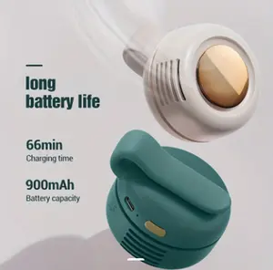 Small Clip Fan, Personal Waist Fans,Portable Silent Mini Bladeless Fan Clip On for Shirt ,Hands-Free Personal Clip Fans 3 Speeds,Clips on Waist Neck Fanes for Outdoor,Camping,Travel,Office (White)