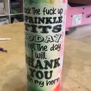 Back the f up tumbler drinkwear