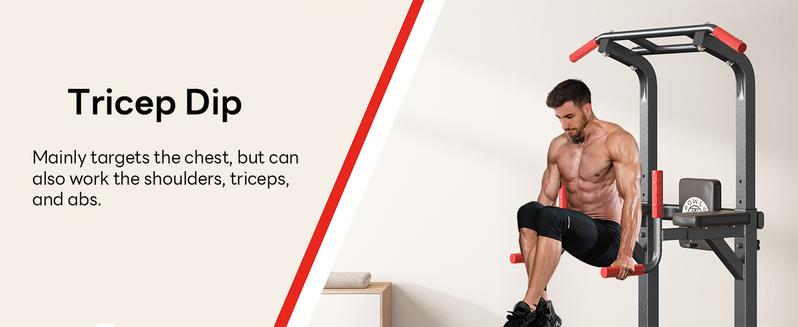 Nicole Selection Ultimate Power Tower 500LBS Capacity Adjustable Pull Up Bar & Dip Stand for Home Gym Multi-Function Strength Training Station with 10 Height Settings, 40YKMF6210 Nicole Selection Ultimate Power Tower 500LBS Capacity Adjustable Pull Up Bar & Dip Stand for Home Gym Multi-Function Strength Training Station with 10 Height Settings, 40YKMF6210