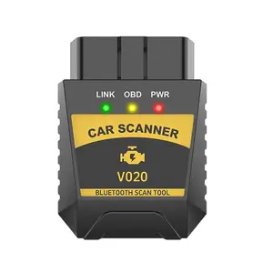 OBD2 Scanner Car Diagnostic Tool Battery Tester ELM327 Automotive Fault Detector Bluetooth Compatible with Left and Right Drives V020