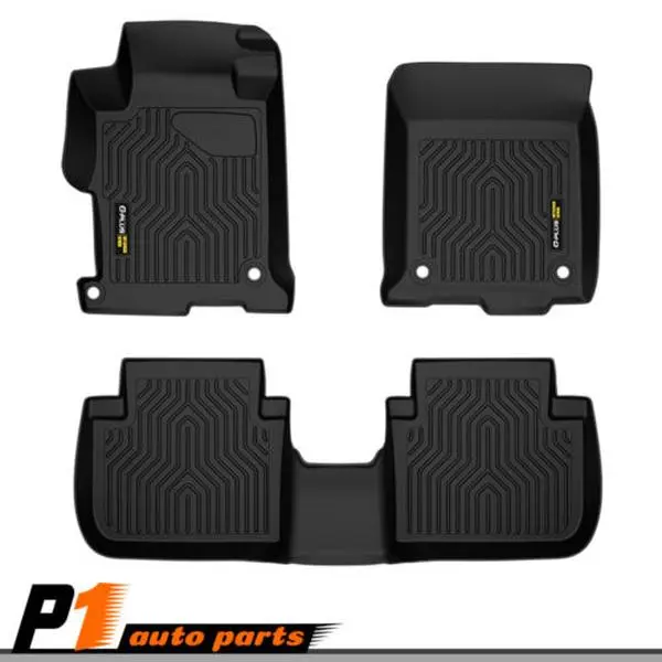 G-PLUS TPE All-Weather Waterproof Car Floor Mats Set Liners, Upgraded Black Car Accessory, Custom-Fit for 2013-2017 Honda Accord Sedans, Vehicle Interior Protectors