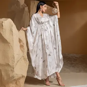 2025 New High-Class Glowing Veil Robe - Arabian Long Dress - Hand-Embroidered Beads - Long-Sleeved Dress - Women's Dress