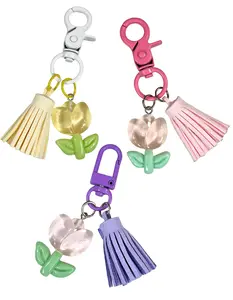 Keychain Charm: Tulips