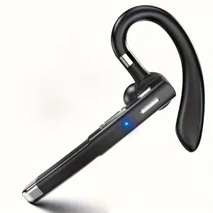 Business earphones, Bluetooth wireless earphones, single ear, hanging in ear dual stability, built-in conversation microphone, high-definition sound quality, ultra long battery life, suitable for business activities, calls, music, sports, etc