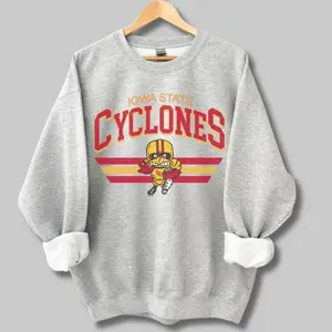 Iowa State University Vintage Football NCAA Shirt, Iowa State Cyclones Tee Sweatshirt, Hoodie, Comfort Colors