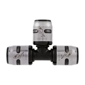 Sharkbite  EvoPEX Push to Connect 0.75 in. Dia. x 0.75 in. Dia. x 0.75 in. Dia. Push to Push to Push Tee - Case of 6