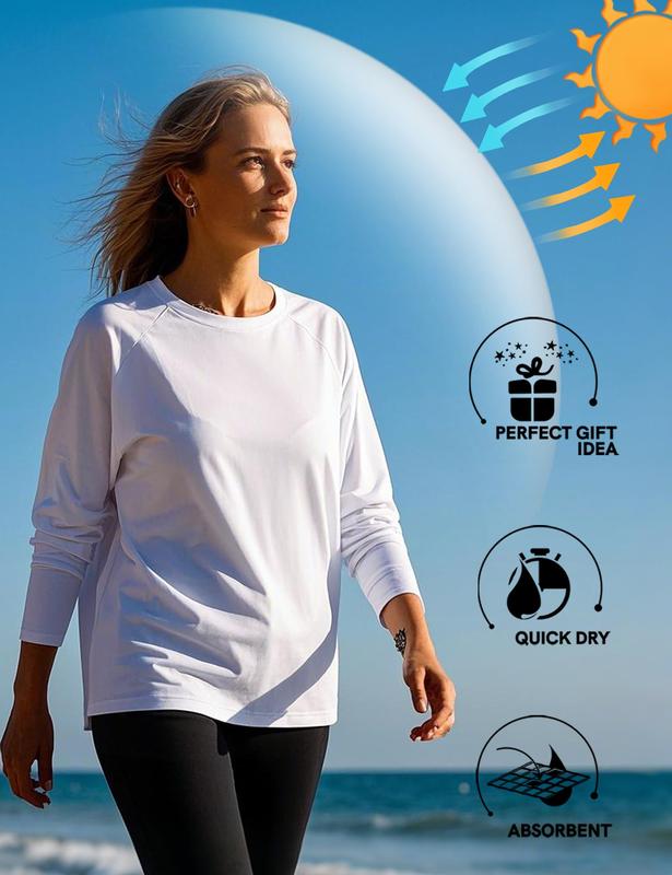 5 Pack Women Long Sleeve Shirts Running  Casual Tops  Workout Hiking T Shirts for Quick-Dry  Athletic shirts women