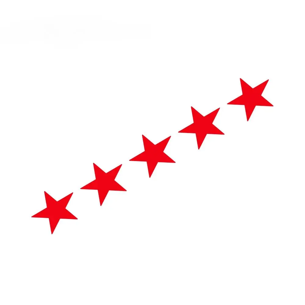 Creative Star Pattern Car Sticker, Car Body Scratches Masking Rear Bumper Rear Window Decoration, Personalized Vehicle Exterior Partial DIY Modification Self-stickers, Car Decals