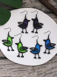 Vintage Unique Bird Earrings, Dangle Studs, Cute Women's Jewelry, High-end Design Accessories, Trendy Fashionable Accessories, Party Gift, Valentine's Day, Mother's Day