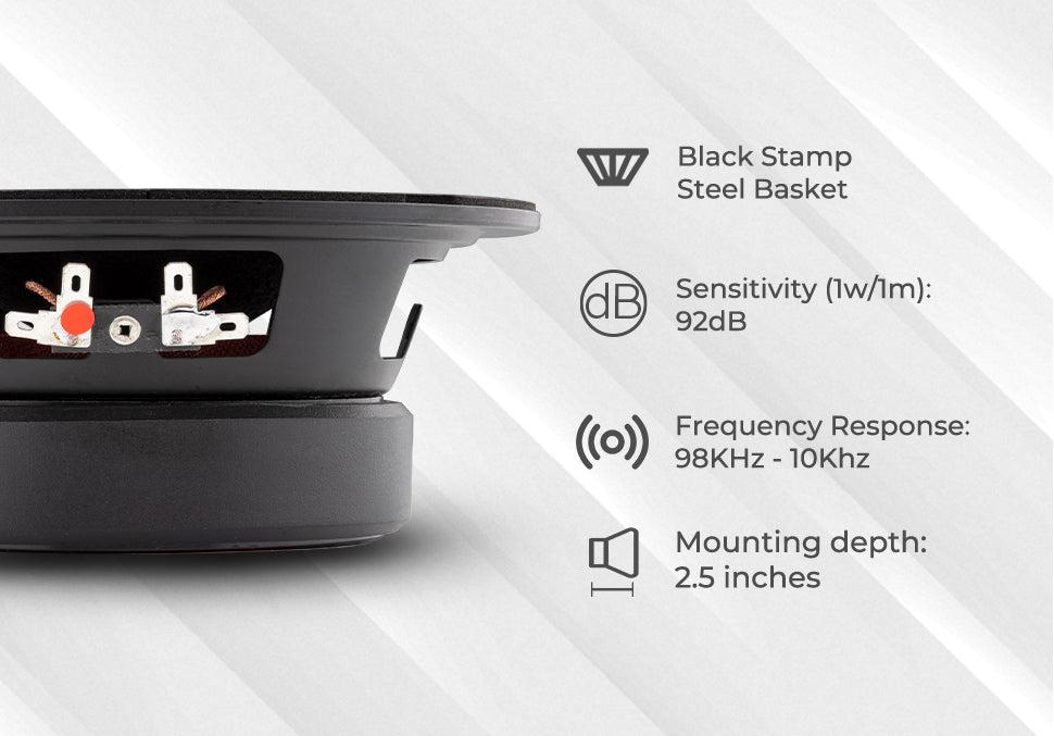 DS18 PRO-GM6 6.5" Mid-Range Loudspeaker 480 Watts 8-Ohm