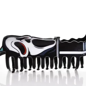 Ghost face hair clip