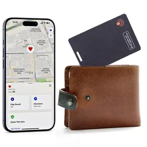 Slim Tracker Card for Wallet and Luggage, Waterproof GPS Locator for Find My iOS Compatible Items, Essential Travel Accessory, Smart Tracking Tag, Travel Gadgets