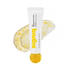 [Signiq Official] VITA BRIGHTENING EYE CREAM | Vitamin C Eye Gel | Hydrating Eye Care for Radiant Looking Skin | Korean Skincare, 1.01 fl.oz.