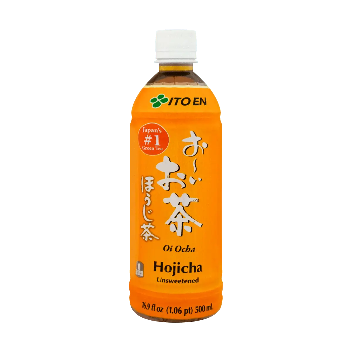 ITO EN Hojicha Roasted Green Tea 500ml - 0 Sugar 0 Fat Low Calorie Japanese Beverage