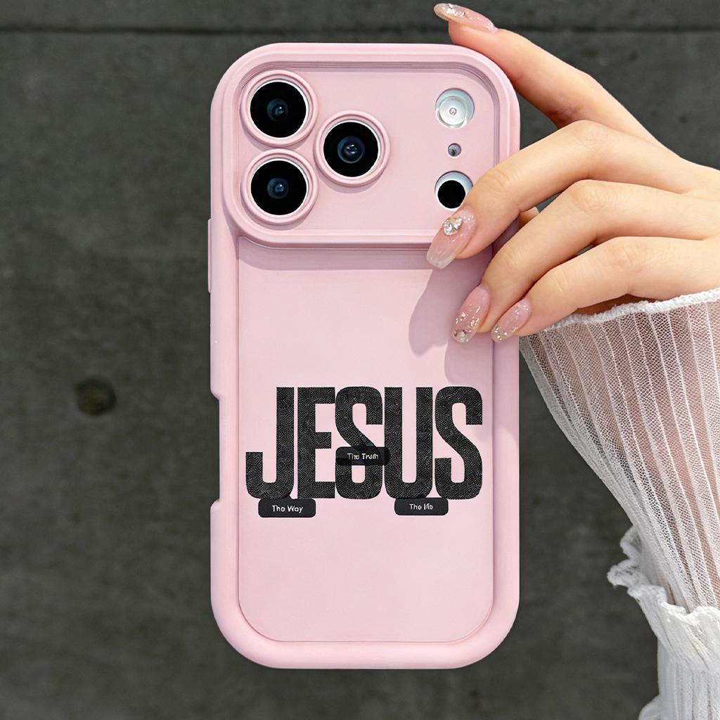 Jesus The Way The Truth The Life Phone Case for iPhone 11/12/13/14/15/16/17 Pro Max Plus & 17 Air, Christian Religious Shockproof Case TYJT260409021